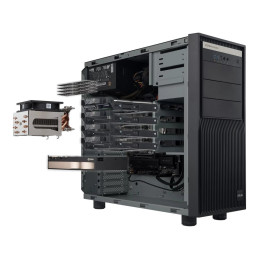 WS ASUS EC Pro ET500A B8, AM5, 4xDDR5, 2xPCIe, 4x2.5"/3.5", 2xM.2, 2x2.5Gb LAN, 750W, Tower 3U