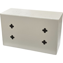 Conexpro montážní skříň na stěnu 240x150x100, šedá