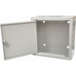 Conexpro montážní skříň na stěnu 300x300x140, ventilace, šedá