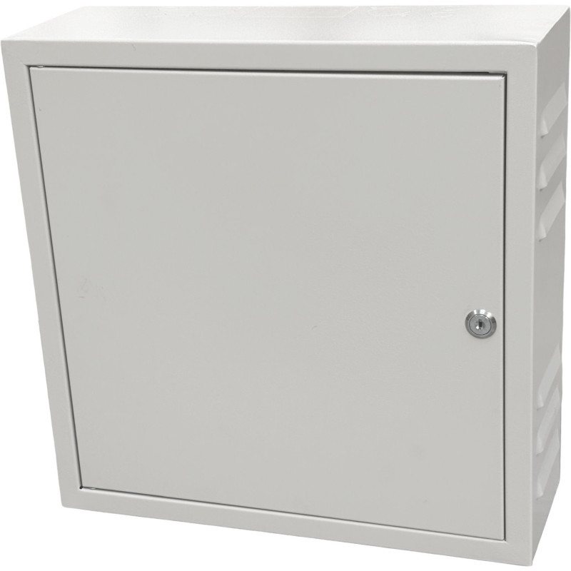 Conexpro montážní skříň na stěnu 400x400x140, ventilace, šedá