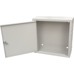 Conexpro montážní skříň na stěnu 400x400x140, ventilace, šedá