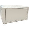 Conexpro jednodílný rozvaděč 19" 4U/400mm, FLAT PACK, plechové dveře