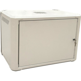 Conexpro jednodílný rozvaděč 19" 6U/400mm, FLAT PACK, plechové dveře