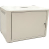 Conexpro jednodílný rozvaděč 19" 6U/400mm, FLAT PACK, plechové dveře