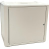 Conexpro jednodílný rozvaděč 19" 9U/400mm, FLAT PACK, plechové dveře