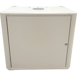 Conexpro jednodílný rozvaděč 19" 9U/400mm, FLAT PACK, plechové dveře