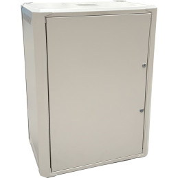 Conexpro jednodílný rozvaděč 19" 15U/400mm, FLAT PACK, plechové dveře