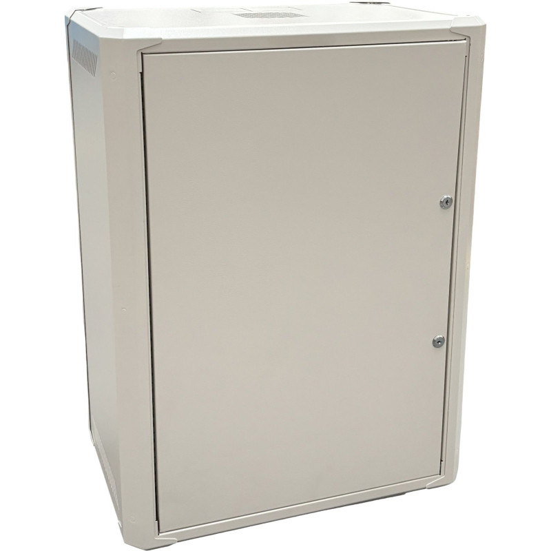 Conexpro jednodílný rozvaděč 19" 15U/400mm, FLAT PACK, plechové dveře