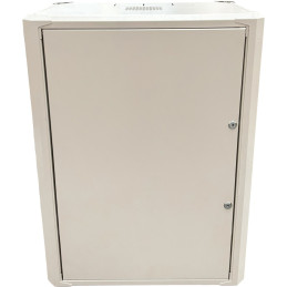 Conexpro jednodílný rozvaděč 19" 15U/400mm, FLAT PACK, plechové dveře