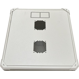 Conexpro jednodílný rozvaděč 19" 12U/600mm, FLAT PACK, skleněné dveře