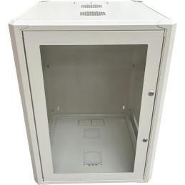 Conexpro jednodílný rozvaděč 19" 15U/600mm, FLAT PACK, skleněné dveře