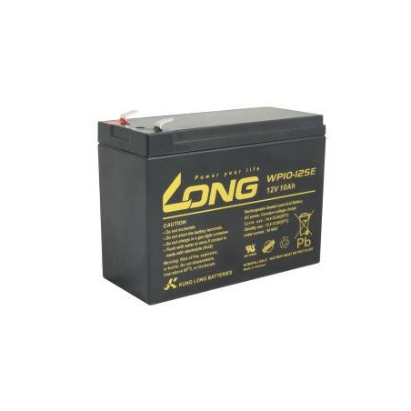 LONG baterie 12V 10Ah F2 DeepCycle (WP10-12SE)