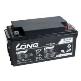 LONG baterie 12V 65Ah F4 DeepCycle GEL 10 let (LG65-12)