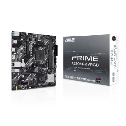 MB ASUS PRIME A520M-K ARGB /AM4/2xDDR4/M.2/HDMI/DP/mATX