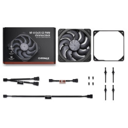 Noctua ventilátor NF-A12x25 G2 PWM chromax.black