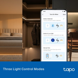 TP-link Tapo L901-6, Bílý smart LED pásek s 2 pohybovými senzory, 6m