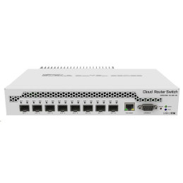 MikroTik Cloud Router Switch CRS309-1G-8S+IN, 1x LAN, 8SFP+, PoE 802.3af/at, L5