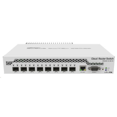 MikroTik Cloud Router Switch CRS309-1G-8S+IN, 1x LAN, 8SFP+, PoE 802.3af/at, L5