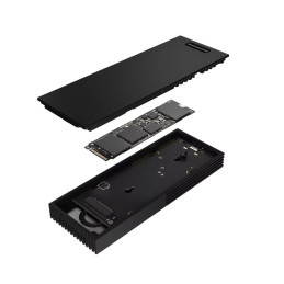 ACC ASUS ProArt PA40SU SSD Enclosure, USB-C, box, černá