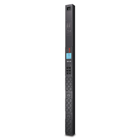 APC Rack PDU 2G, Metered, ZeroU, 16A, 230V, (18) C13 & (2) C19, IEC309 Cord