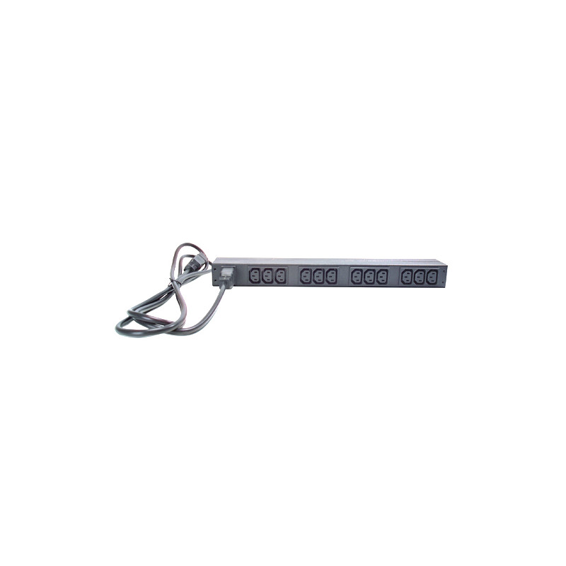 APC Rack PDU, Basic, 1U, 16A, 208/230V, (12)C13