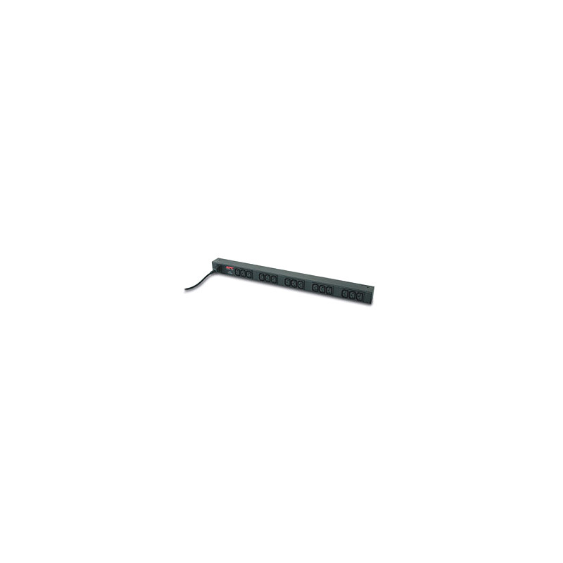APC Rack PDU, Basic,Zero U,10A,230V, (15)C13, IEC-320 C14
