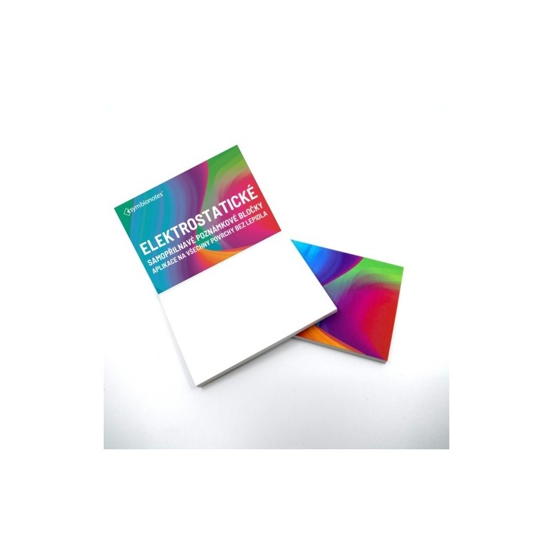 Symbionotes electrostatic notepads 70x100 mm white