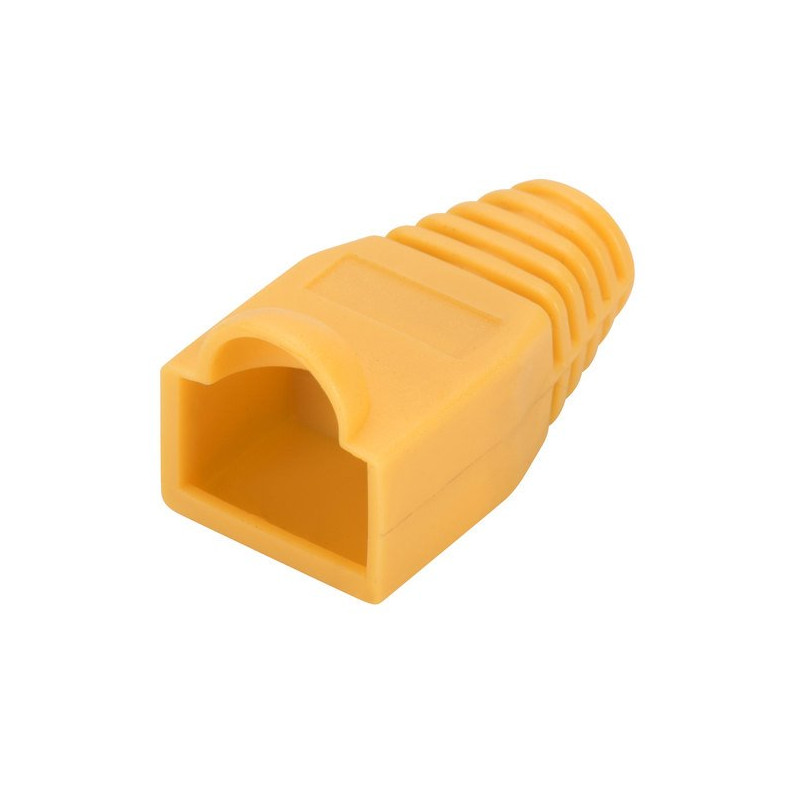PremiumCord Kryt konektoru RJ45 - žlutá