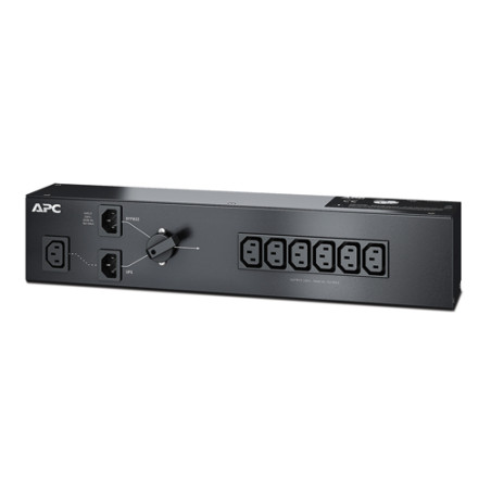 APC SERVICE BYPASS PANEL 230V 10A BBM IEC C14 input, (6) IEC C13 output