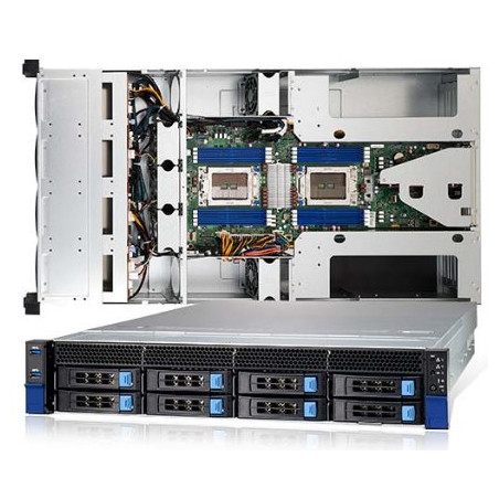 TYAN Transport HX 2U 4GPU server 2x SP3, 16x DDR4 ECC R, 8x.3,5 SATA/NMVe 2x 1600W (plat.), 2x 10Gb LAN, IPMI