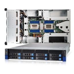 TYAN Transport HX 2U 4GPU server 2x SP3, 16x DDR4 ECC R, 8x.3,5 SATA/NMVe 2x 1600W (plat.), 2x 10Gb LAN, IPMI