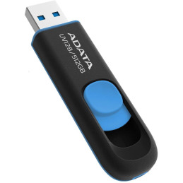 ADATA FlashDrive UV128 512GB / USB 3.2 Gen1 / černo-modrá