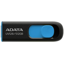 ADATA FlashDrive UV128 512GB / USB 3.2 Gen1 / černo-modrá