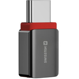 Swissten Nabíjecí Adaptér S Blokací Dat Dataguard USB-C  / USB-C  Černý