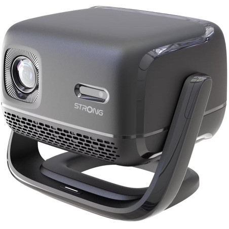 STRONG projektor MIRA-LITE/ LCD/ FHD (1920x1080)/ 260 ANSI lm/ USB 2.0/ HDMI/ BT/ Wi-Fi/ Repro/ Google TV/ šedý
