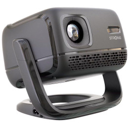 STRONG projektor MIRA-LITE/ LCD/ FHD (1920x1080)/ 260 ANSI lm/ USB 2.0/ HDMI/ BT/ Wi-Fi/ Repro/ Google TV/ šedý