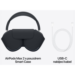 Apple AirPods Max 2 (2026) / bezdrátová sluchátka / temně inkoustová