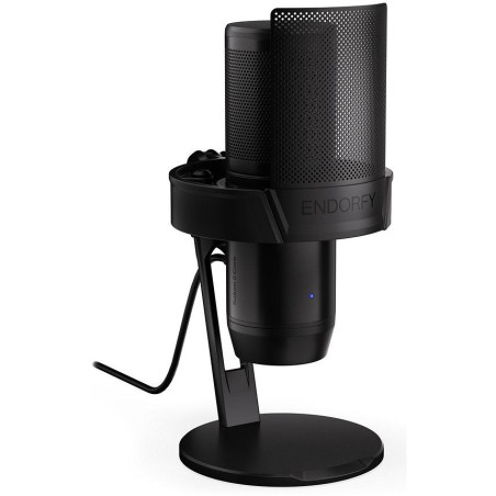 Endorfy mikrofon Solum 2 Core / kardioidní / kovový / pop filtr / shock mount /  USB-C / černý