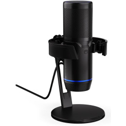 Endorfy mikrofon Solum 2 / kardioidní / LED / pop filtr / shock mount / černý