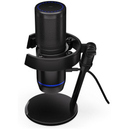 Endorfy mikrofon Solum 2 / kardioidní / LED / pop filtr / shock mount / černý