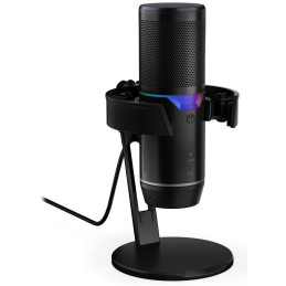 Endorfy mikrofon Solum 2 Pro / stealth RGB / kardioidní / pop filtr / shock mount / černý