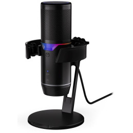 Endorfy mikrofon Solum 2 Pro / stealth RGB / kardioidní / pop filtr / shock mount / černý
