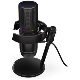 Endorfy mikrofon Solum 2 Pro / stealth RGB / kardioidní / pop filtr / shock mount / černý