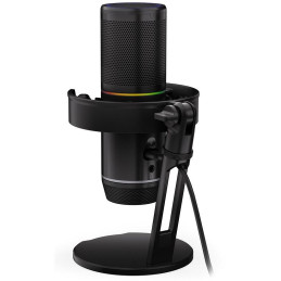 Endorfy mikrofon Solum 2 Pro / stealth RGB / kardioidní / pop filtr / shock mount / černý