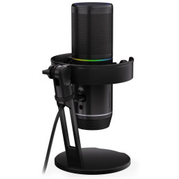 Endorfy mikrofon Solum 2 Pro / stealth RGB / kardioidní / pop filtr / shock mount / černý