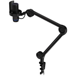 Endorfy mikrofon Solum 2 Boom Arm / rameno / kardioidní / pop filtr / shock mount / LED displej / černý