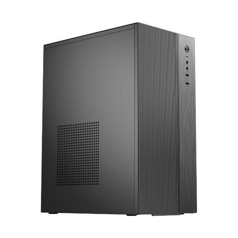 EUROCASE microATX MC EC-801B / bez zdroje / 2x USB 3.0 / audio / černá