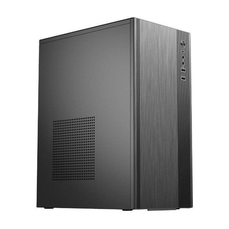 EUROCASE microATX MC EC-805B / bez zdroje / 2x USB 3.0 / audio / černá