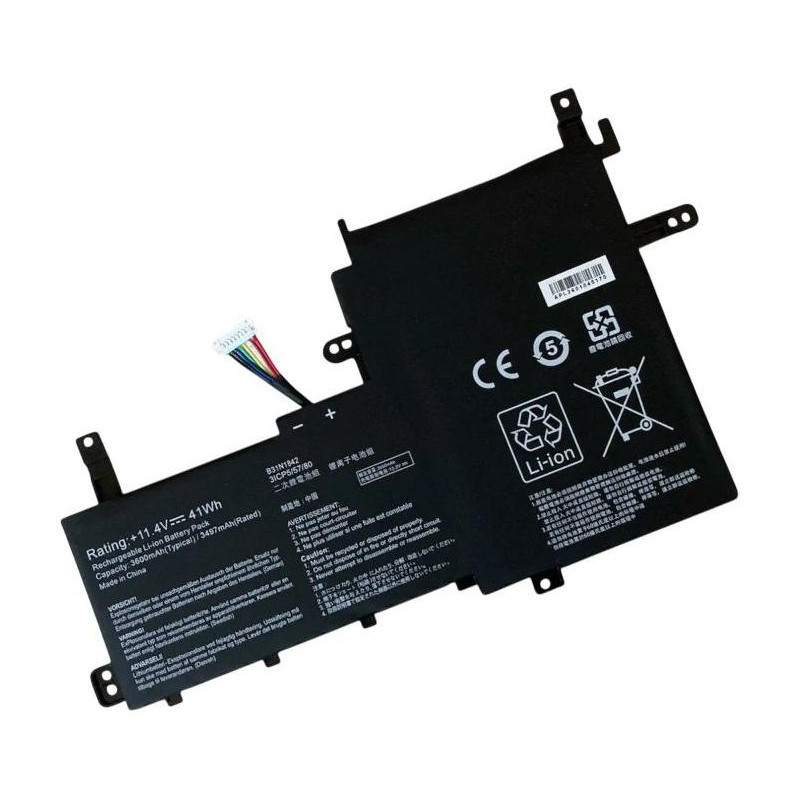 TRX baterie B31N1842 pro notebooky ASUS V5050E S5500F V5100E M5100U V531F - Li-Ion 11,4V 3600mAh 41Wh/neoriginální