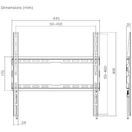 SUNNE by Elite Screens držák na zeď pro LCD a TV 32 - 70"/ fixní